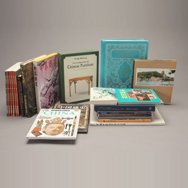 22 Books and Catalogues on Chinese Art and Jewelry: A Group of Twenty-Two Books and Catalogues on Chinese Art and Jewelry, a full listing of book is available upon request.