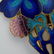 ART NOUVEAU ENAMEL, GILT METAL BELT BUCKLE. - 2