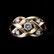 TWO DIAMOND, EMERALD, 14K YELLOW GOLD RINGS. - 2