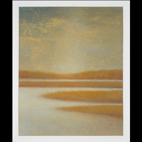 WADE HOEFER "Patriae I" Color monotype on paper: WADE HOEFER (American b. 1951) "Patriae I" 1992 Color monotype on paper. Sight: 19 1/4 x 15 1/2 inches. Frame: 31 1/2 x 27 3/4 inches. Signed and dated in pencil l/r and titled l/l.