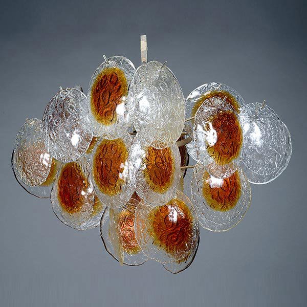 Vertosi Modern Light Fixture, with Hanging Glass: Vertosi Modern Light Fixture, with Hanging Glass Panels.