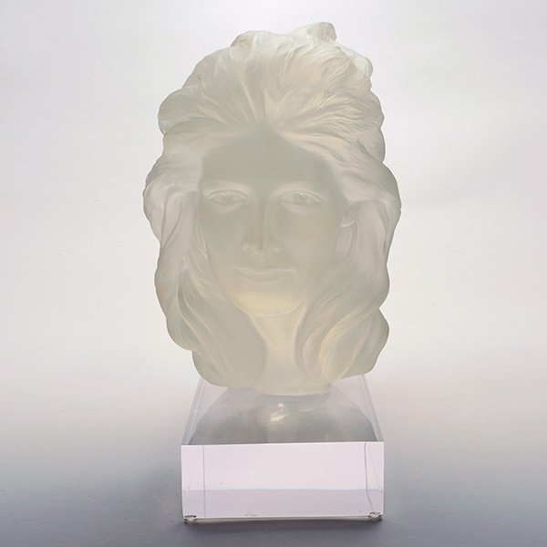 FREDERICK HART Acrylic Sculpture Herself 1984: FREDERICK HART American 1943-1999 Herself 1984 Acrylic Resin 15 x 17 1/2 inches / 39.5 x 44.5 cm Signed "Hart" on corner of base. Initialed numbered and dated "281/300, 1984, FH BC"