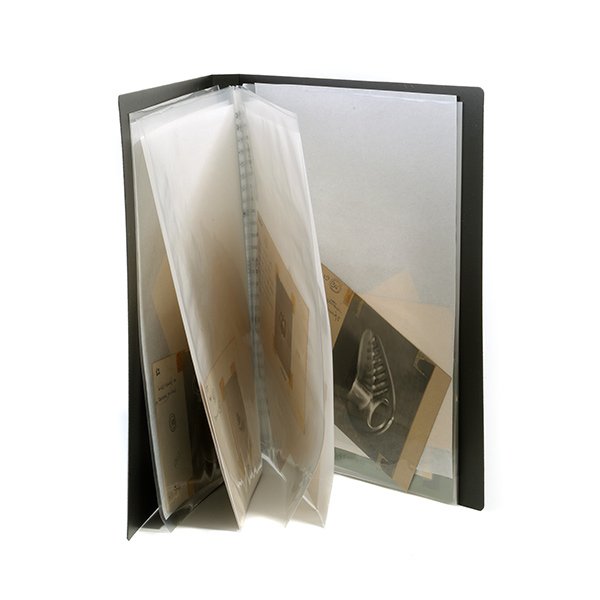 Personal Archive Of Margaret De Patta.: Personal Archive Of Margaret De Patta. The binder holds 18 personal images and notes regarding her jewelry.