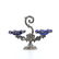 Bohemian Glass Scent Bottle and Three Caddies - 5
