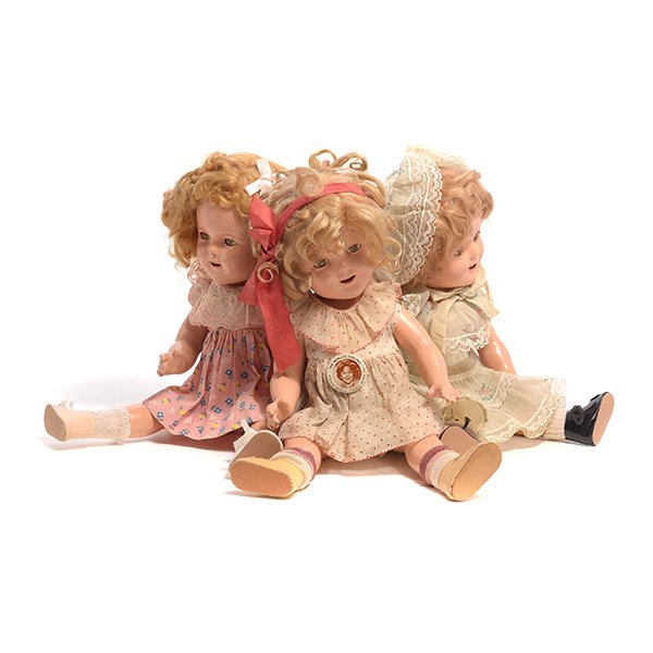 Three Ideal Shirley Temple Dolls: Three Ideal Shirley Temple Dolls {Length 15 inches}