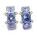Pair of Sapphire, Diamond, 18k, 14k White Gold