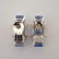 Pair of Sapphire, Diamond, 18k, 14k White Gold - 4