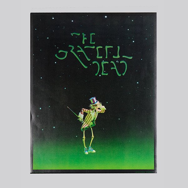 Grateful Dead Movie Poster By Gary Gutierrez: Grateful Dead Movie Poster By Gary Gutierrez, Round Reels, 1977, Tea Lautrec Litho, San Francisco {Dimensions 28 x 22 inches}