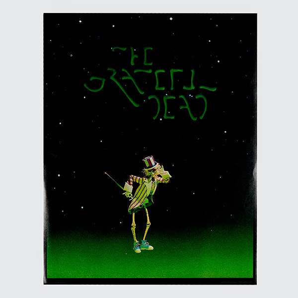 Grateful Dead Movie Poster By Gary Gutierrez: Grateful Dead Movie Poster By Gary Gutierrez, Round Reels, 1977, Tea Lautrec Litho, San Francisco {Dimensions 28 x 22 inches}
