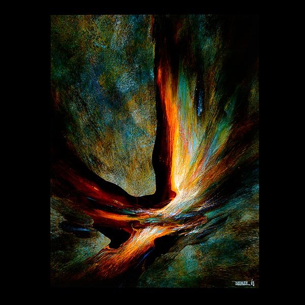 LEONARDO NIERMAN "Bird of Paradise": LEONARDO NIERMAN (Mexican b. 1932) "Bird of Paradise" Acrylic on masonite. 31 x 23 inches. 39 1/2 x 31 1/2 inches. Signed and dated l/r "68".