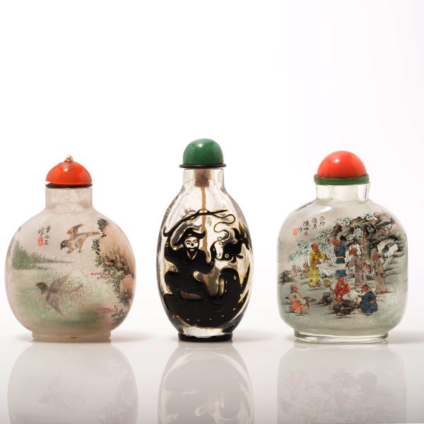 Three Glass Snuff Bottles (1 of 5)