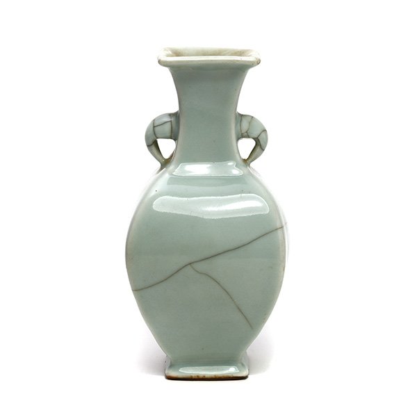 A Crackle Glazed Handled Vase, 18th/19th Century (1 of 5)