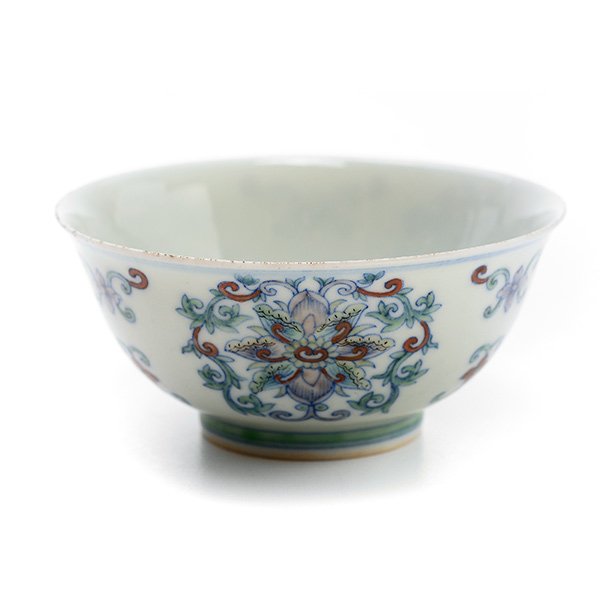A Doucai Bowl, Qianlong Mark (1 of 5)