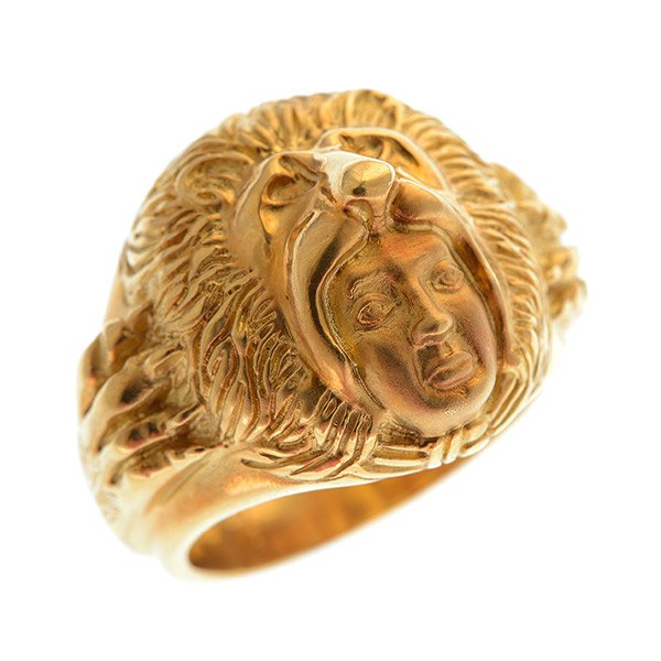 Fouts "Warrior" 18k Yellow Gold Ring. (1 of 5)