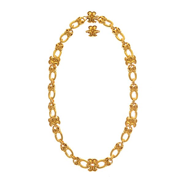 Fouts 20k Yellow Gold Reversible Necklace. (1 of 4)