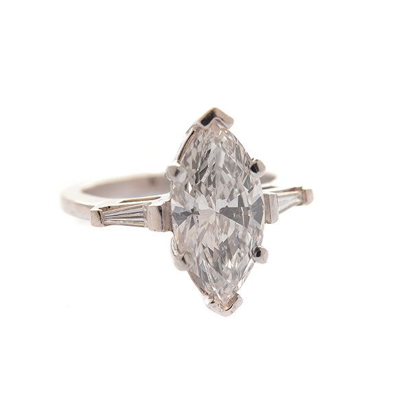 Diamond, Platinum Ring. (1 of 4)