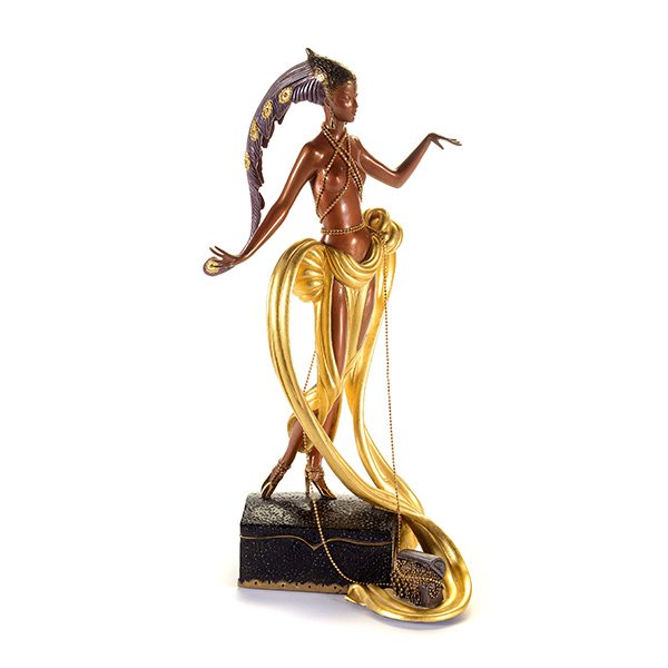 ERTE "Pleasure of the Courtesan" Gilded Bronze (1 of 5)