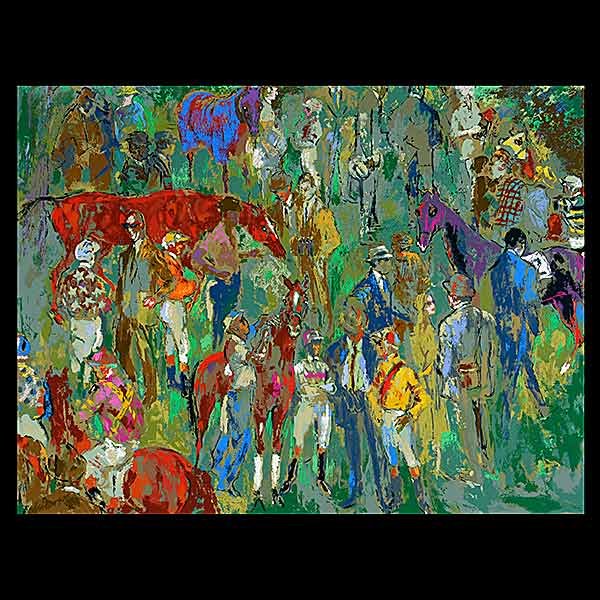 LEROY NEIMAN "Before the Races" Serigraph (1 of 6)
