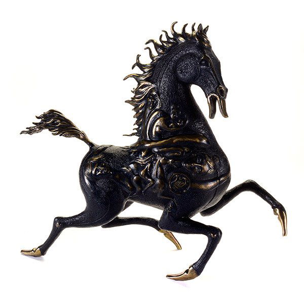 TIE-FENG JIANG "Black Horse" Bronze (1 of 5)