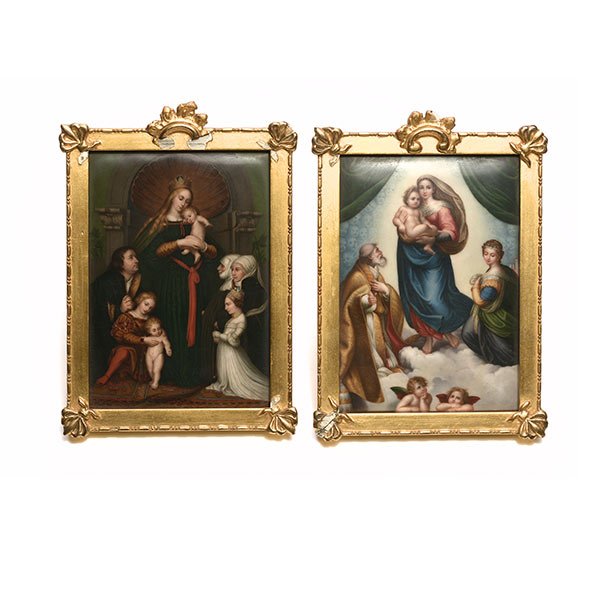 Pair of Renaissance Revival Porcelain Plaques of (1 of 5)