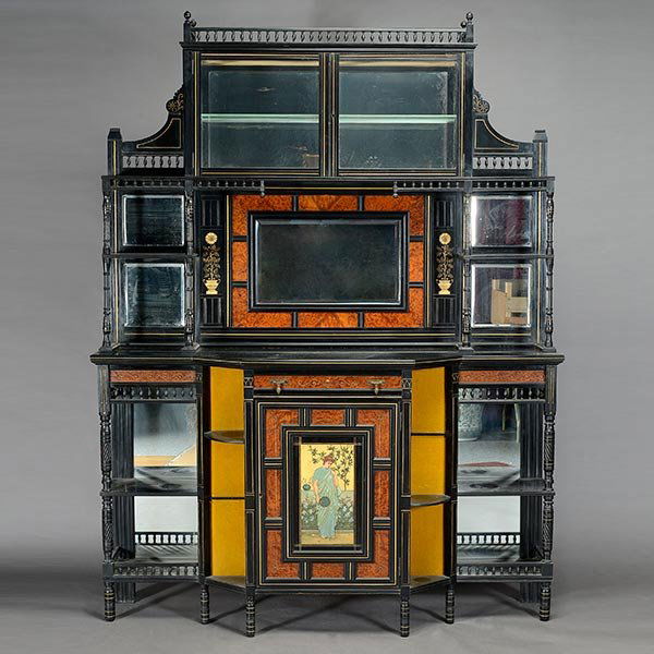 Aesthetic Movement Ebonized Cabinet (1 of 6)