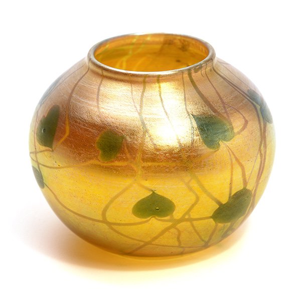 Tiffany Studios Cameo Favrile Cabinet Vase (1 of 5)