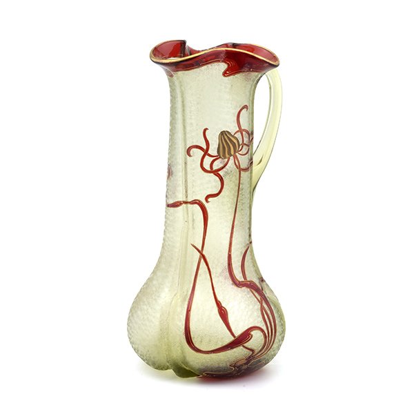 Baccarat Acid Etched Glass Pitcher (1 of 5)