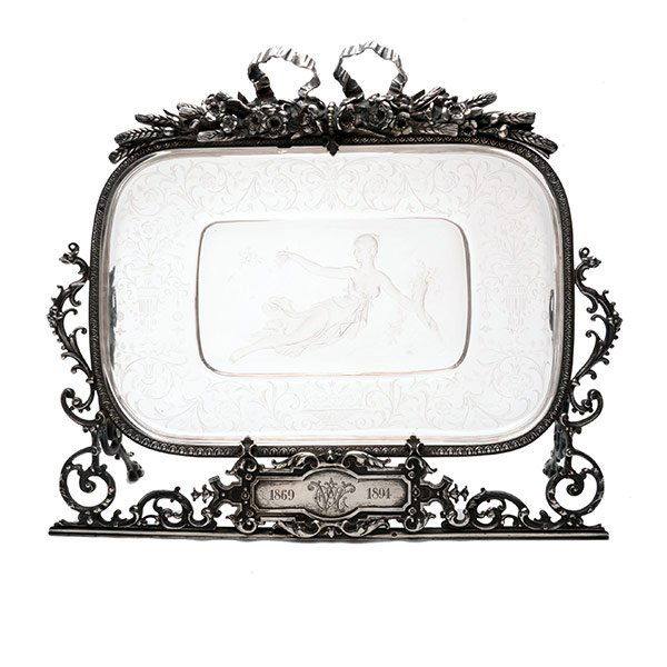 Bruder Frank Silver & Crystal Framed Plaque (1 of 7)