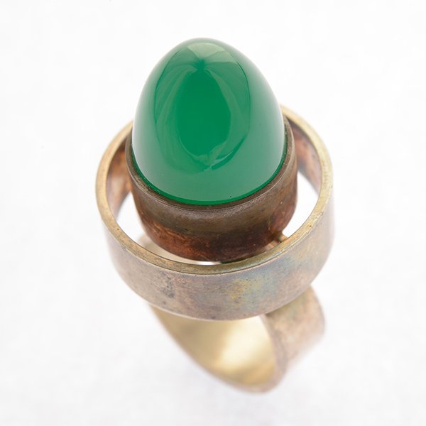 N.E. From Chalcedony, Sterling Silver Ring. (1 of 4)