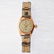 Ladies Retro Rolex Bubble Back, 18k Rose Gold,