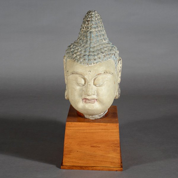 An Iron Head of Buddha (1 of 5)
