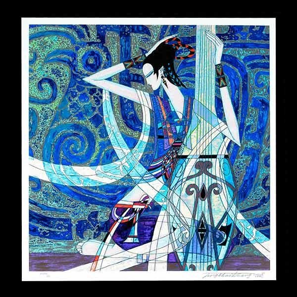 TING SHAO KUANG "Sun of Phoenix" Serigraph (1 of 4)