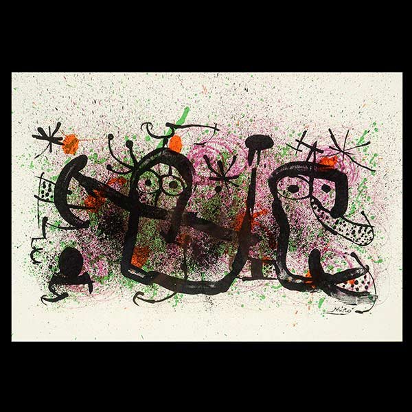 JOAN MIRO "Proverbs" Lithograph (1 of 4)