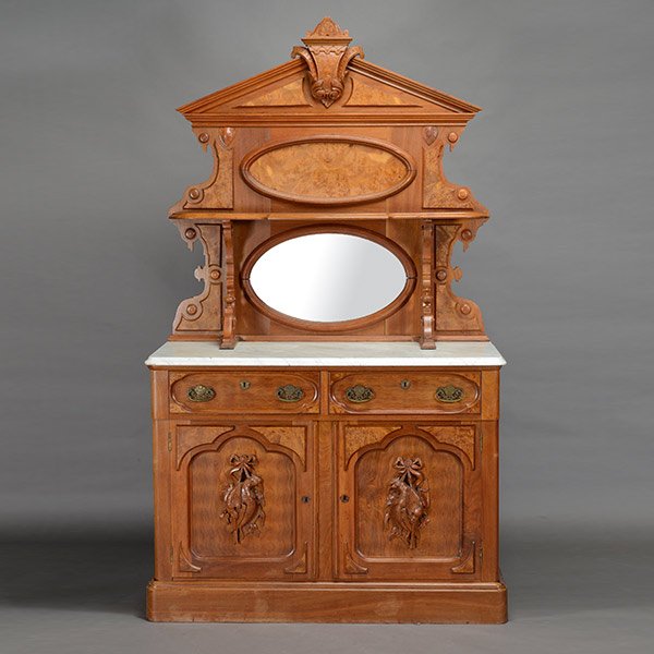 American Renaissance Revival Mirrored Sideboard (1 of 6)