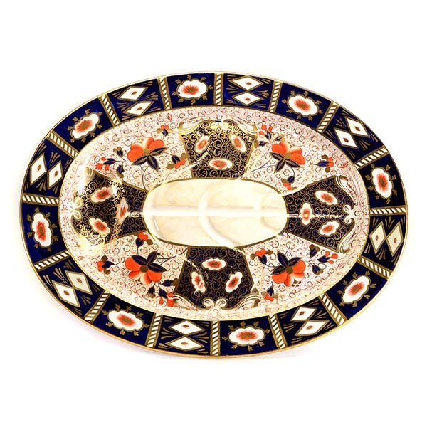Royal Crown Derby Meat Platter in The Imari Pattern (1 of 5)