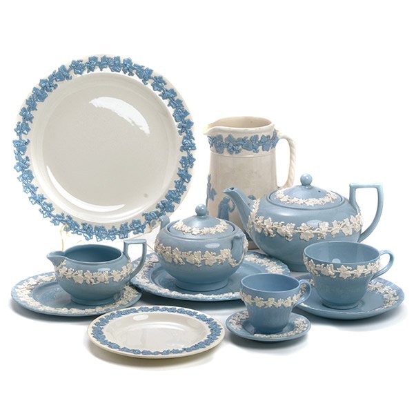 Collection of Wedgwood Embossed Queen's Ware (1 of 5)