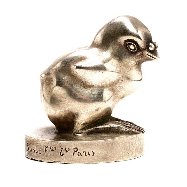 Edouard Marcel Sandoz, Silvered Bronze Figure of a Duck (1 of 5)