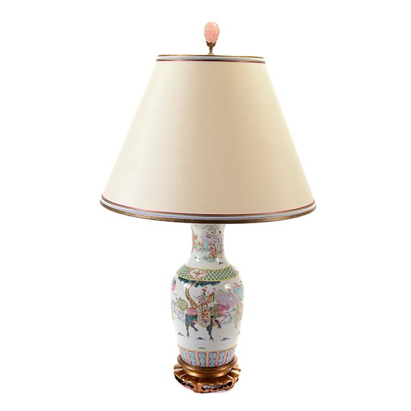 A Famille Rose Vase Lamp (1 of 6)