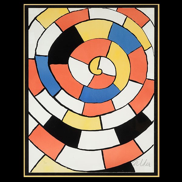 Alexander Calder, Spiral, Lithograph, Signed (1 of 4)