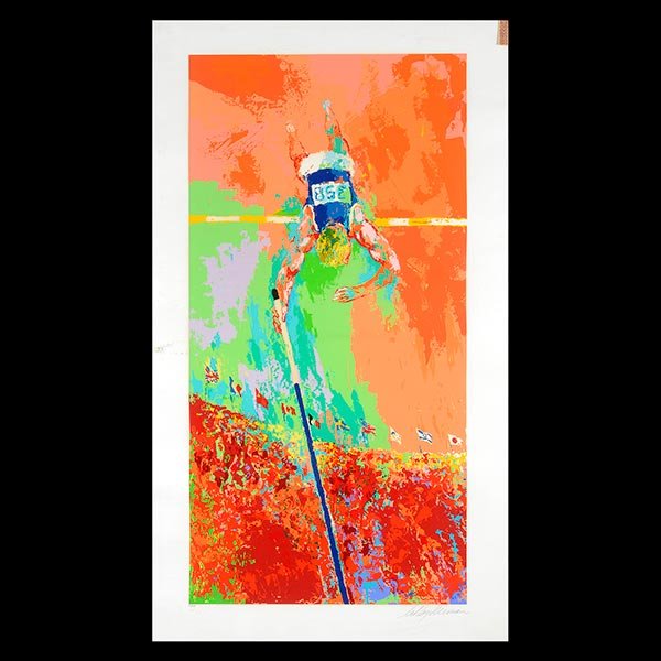 LEROY NEIMAN "Olympic Pole Vaulting" Serigraph (1 of 4)