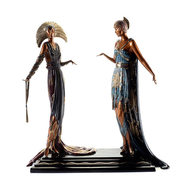 ERTE "Two Vamps" Bronze sculpture (1 of 5)