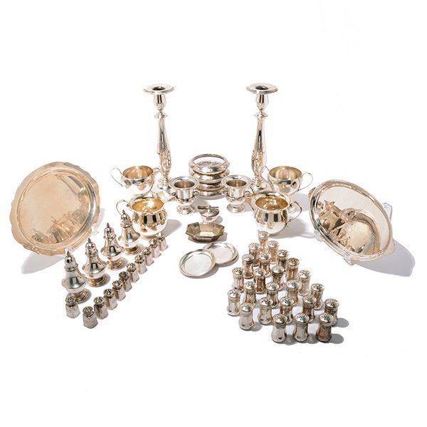 Large Collection of Sterling Hollowware (1 of 10)
