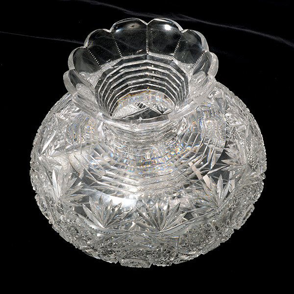 Massive American Brilliant Cut Glass Vase (1 of 9)