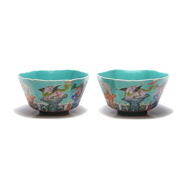 Two Famille Rose Bowls, Daoguang Marks (Late Qing (1 of 5)