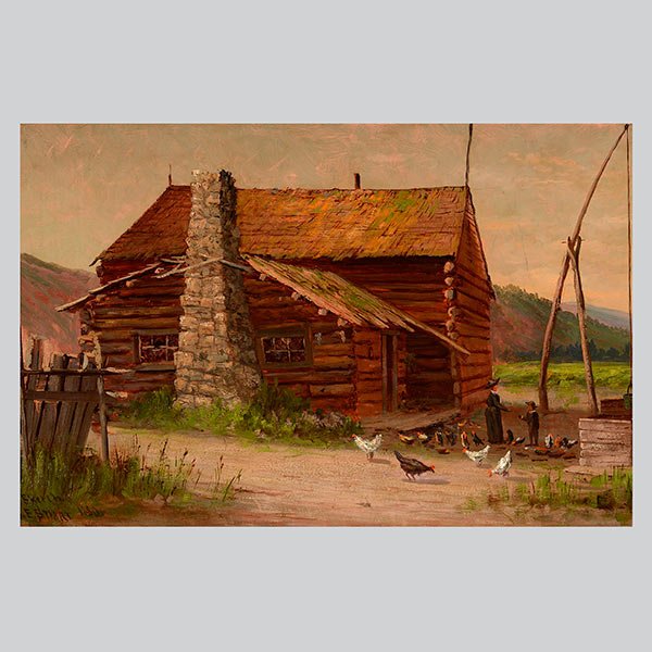 JAMES EVERETT STUART "Cattle Farmer Boss" Oil. (1 of 4)