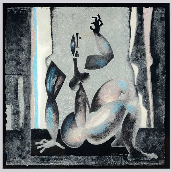 BYRON GALVEZ "On Stage" Acryligraph Mexican Art (1 of 4)