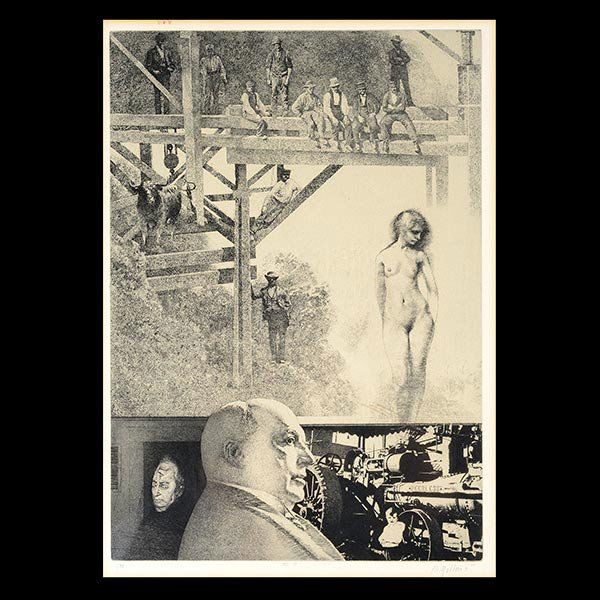 PETER MILTON "The Jolly Corner" Etching and Aquatint. (1 of 6)