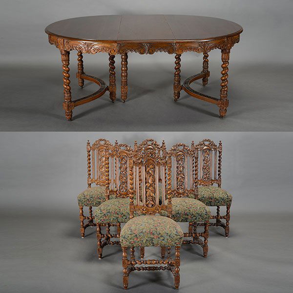 Renaissance Revival Dining Suite (1 of 6)