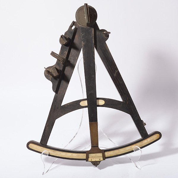 Ebony Wooden & Brass Sextant, Nelsonic Period (1 of 9)