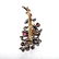 Early Victorian Garnet, Diamond, Silver-Topped, 14k - 4